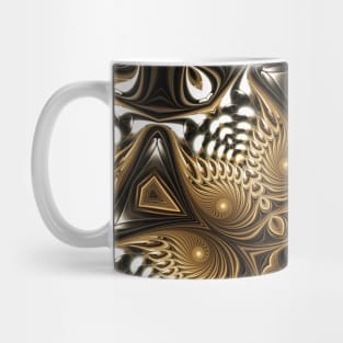 Brown and Gold Kaleidoscope Mug
